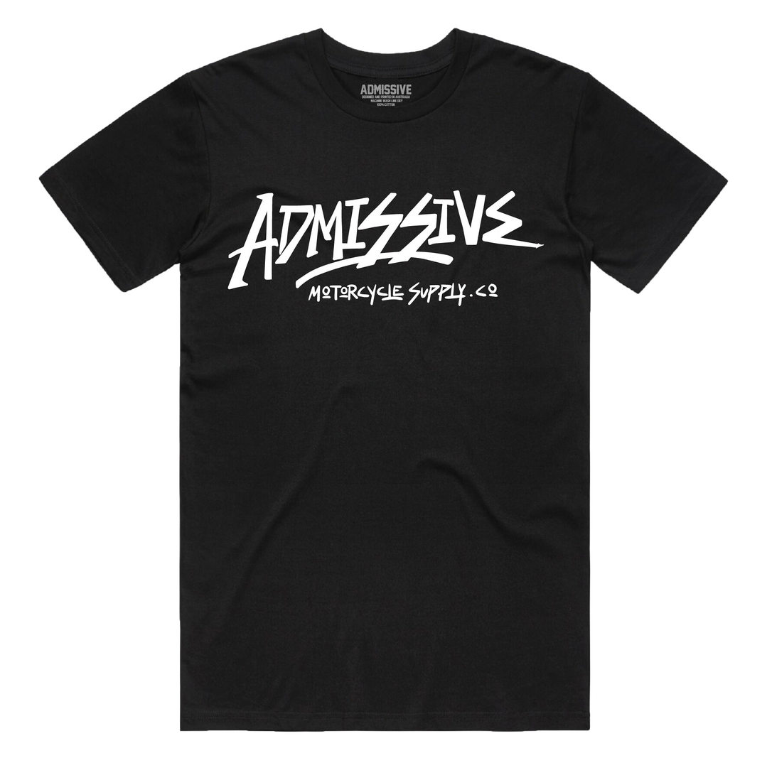 ADM3BY10 - MOTO SUPPLY TEE V1 BLACK YOUTH 10* - Admissive