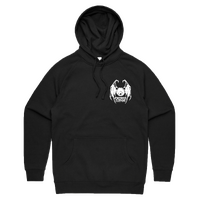 ADM28BMM - BAT EYEBALL HOODIE BLACK MENS M*