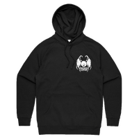 ADM28BMS - BAT EYEBALL HOODIE BLACK MENS S*