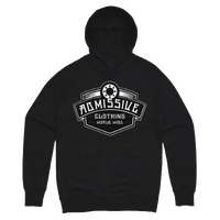 ADM29BMS - SOLID HOODIE BLACK MENS S*