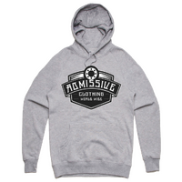 ADM29GYY10 - SOLID HOODIE GREY YOUTH 10*