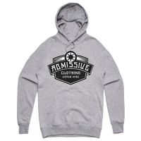 ADM29GYY14 - SOLID HOODIE GREY YOUTH 14*