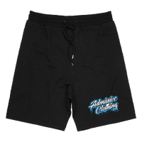 ADM34BM2XL - DRIP ACTIVE SHORTS BLUE LOGO BLACK MENS 2XL*