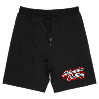 ADM35BM2XL - DRIP ACTIVE SHORTS RED LOGO BLACK MENS 2XL*