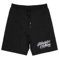 ADM36BM2XL - DRIP ACTIVE SHORTS GREY LOGO BLACK MENS 2XL*